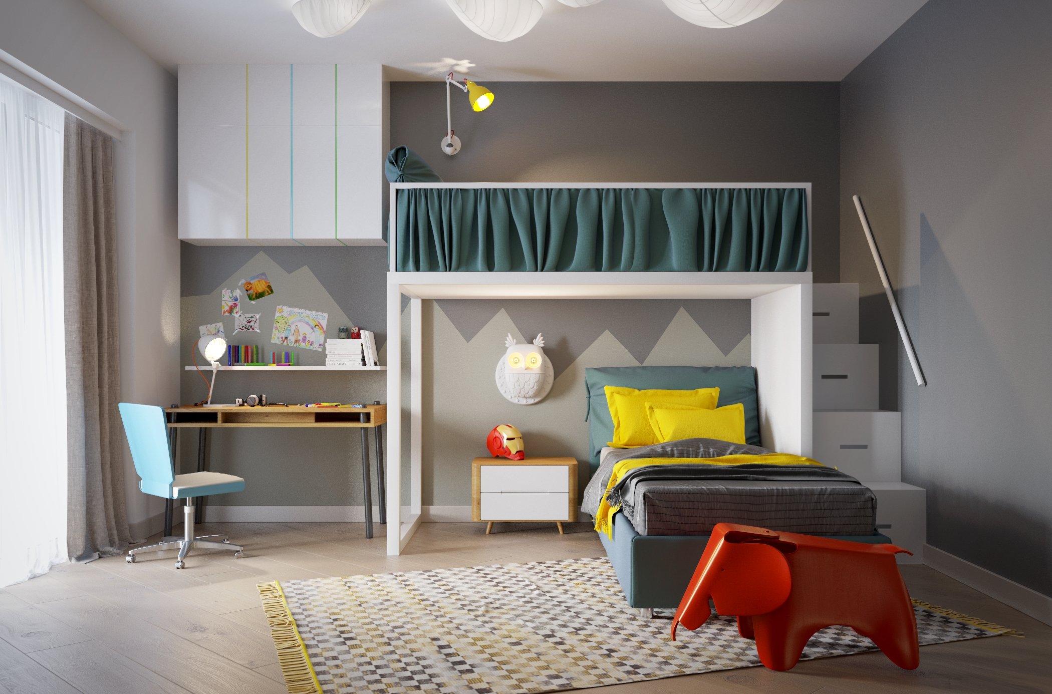 tivedo Lamps for children's bedrooms