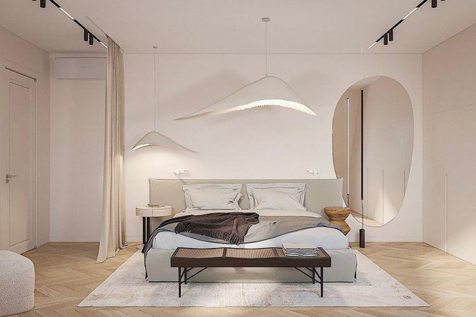 Karman suspension lamps for the bedroom: Moby Dick