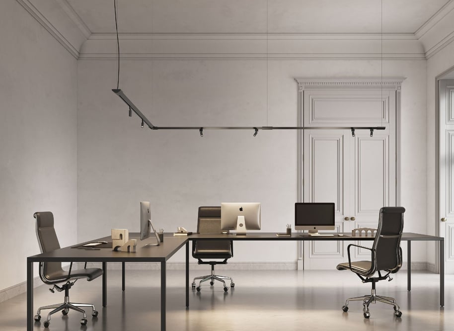 Designer track lighting: the best solutions